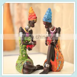 Polyresin African Mother Figurine Holy Family Figurine for Home Decoration thumbnail-4