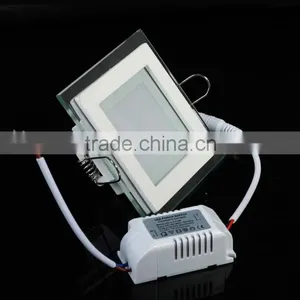 AC85-265V LED Panel Downlight 18W Square Glass Panel Lights thumbnail-5