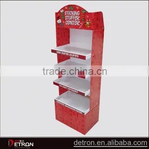 Cheap Custom Corrugated Flooring Display Stand thumbnail-1