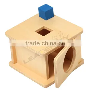 Preschool Educational Toys Material for Imbucare Box With Cube thumbnail-1