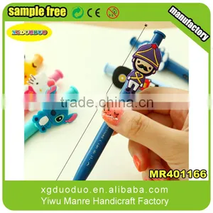 Popular Soft PVC Flower Shaped Pencil Charms thumbnail-1