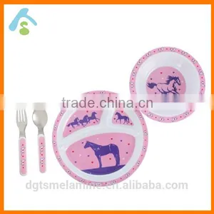 Food-safe Melamine Dinnerware Set for Young Children thumbnail-1