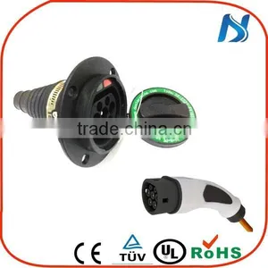 New Products IEC 62196 Vehicle Side EV Charging Socket / Inlet Type 2 Charging Electrical Socket thumbnail-4