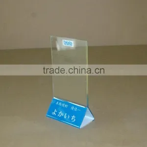 Acrylic A4 Brochure Holder Cheap Custom Acrylic Sign Holder 5x7 thumbnail-3