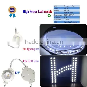 1.6W 12V Edge Lit High Power Single Chip Led Module for Sign Illuminated thumbnail-3
