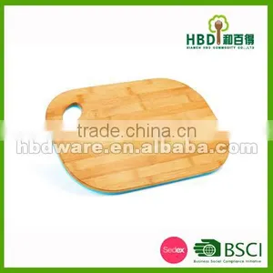Color Plastic Bamboo Chopping Board With Holes thumbnail-1