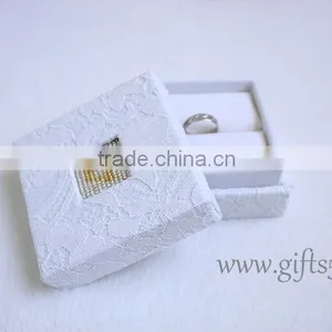 New Arrival Wholesale Wedding Ring Box Jewelry Boxes With Beaded Name Plate of Q thumbnail-2