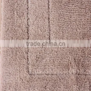DADA Solid Color Microfiber Densely Shagge Bathroom Carpet Non-skid Mat thumbnail-5