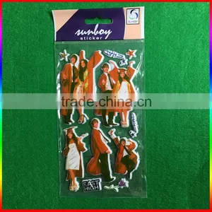 Fashion Boys and Girls Design 3D Puffy Sticker thumbnail-1