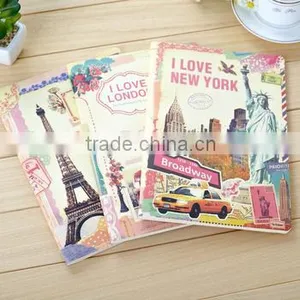 Cute Kawaii Cartoon Notebook Journal Mini Vintage Retro Exercise Book for Kids Stationery thumbnail-2
