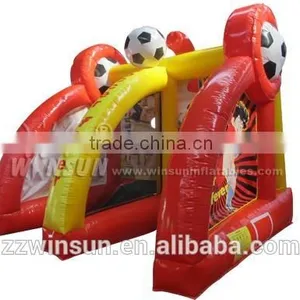 EN14960 Soccer Fever Inflatable Soccer Goal Kick Shooting thumbnail-1