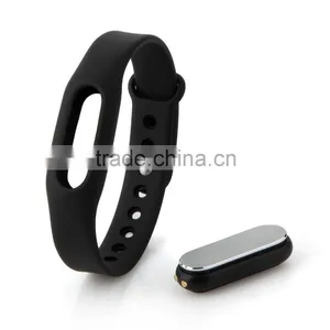 New Xiaomi Mi Band 1S With Heart Rate Sensor Wristband Bluetooth Bracelet Black thumbnail-1