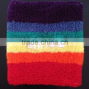 Cheap Custom Logo Cotton Sports Sweatband thumbnail-1
