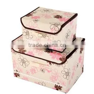 Large Size Non Woven Storage Box With Cover Clothing Storage Box Originality Double Set thumbnail-1