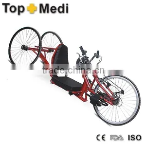 Latest Design Topmedi Factory Made Speed King Sports Wheelchair for Disabled thumbnail-1