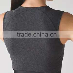 Women Gym Sports Shirts Yoga Tank Tops Sleeveless Vest Fitness Running Clothes Tank Tops thumbnail-5