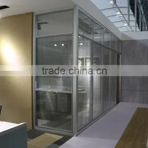 New Flexible Design Acoustic Modular Easy Assembly Office Partition Glass Wall(HK85-series) thumbnail-1