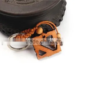 Dota 2 Blizzard Custom Keychain Key Rings Wood Carving Keychain thumbnail-1