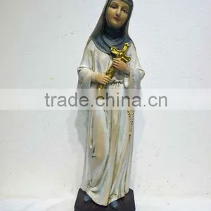 2016 Factory Virgin Mary Religious Statue Mary With the Baby Cross Figurine thumbnail-4