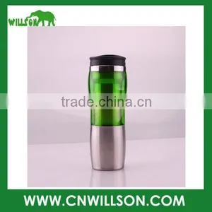 Custom 16oz Slim Stainless Steel Thermo Tumbler thumbnail-1