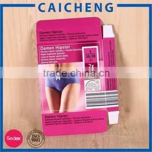 Colorful Printed Customized Cardboard Lingerie Packaging Box thumbnail-1