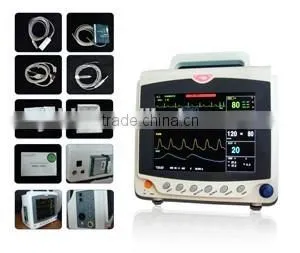 CE Approved 6-Parameter Patient Monitor /BP Monitor/ECG Monitor RPM-9000C thumbnail-2