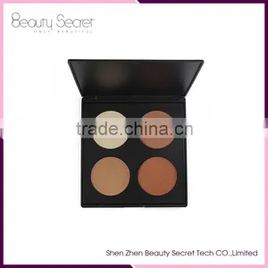 Customized 4 Color Makeup Eye Shadow Contour Highlighter Palette NEW thumbnail-1