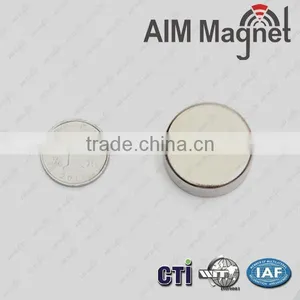 ISO/Reach,RoHs Thin Small Disc/cylinder N52 Neodymium Magnet thumbnail-5