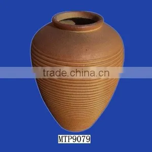 Large Hand Craved Customizd Decorative Terracotta Pot Wholesale thumbnail-1