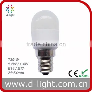 Led Refrigerator Bulb T20 1.2W 1.4W E14 E17 220V 230V 240V Warm White Natural White Cool White thumbnail-1