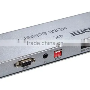 VOXLINK 4K HDMI Splitter 1x4 (HDMI 1.4,HDCP1.4 ,4K,IR Extension, EDID Management, RS232) EU/US/UK/AU thumbnail-3