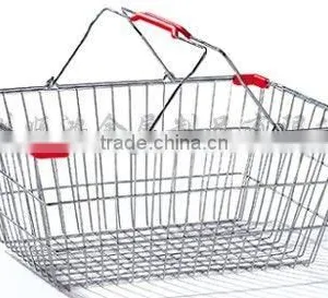 High Quality Metal Wire Shopping Baskets thumbnail-6