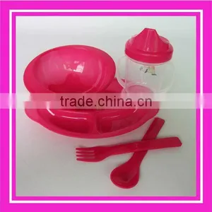 5pcs Unbreakable Dinnerware Plastic Picnic Set thumbnail-1