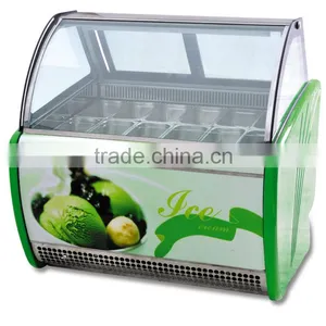 Electric Gelato Showcase/ice Cream Gelato Showcase/vertical Ice Cream Showcase thumbnail-1
