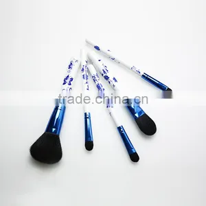 2016 Black Sliver New Style 10pcs Makeup Brush Set thumbnail-5
