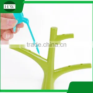 Eco Plastic Tableware Kid Cartoon Tree Humming Bird Birdie Fruit Fork Set thumbnail-3