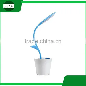 Plastic Sapling Pen Hoider Usb Charging Charge Foldable Collapsible Folding Telescopic Led Reading Desk Table Night Lamp Light thumbnail-5