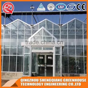 China Multifunction Multi-span Venlo Glass Greenhouse for Flowers thumbnail-4