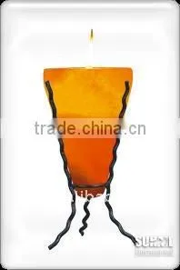 Himalayan Salt Iron Stand Holder Three Curlly Shape thumbnail-1