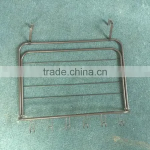 School Home Over Door Hanger Shelf With Hooks and Clothes Drying Rack thumbnail-4