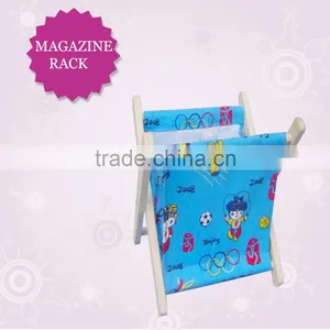 High Quality Oak Wood Magazine Rack, Wooden Book Rack, Magazine Furniture thumbnail-2