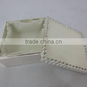 Enamel Jewelled Metal Alloy Trinket Box Jewel Box thumbnail-3