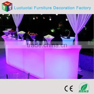 110cm Height Color Changing Mobile Bar Counters Remote Control thumbnail-1