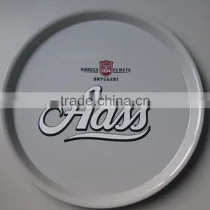 PP/PS/ABS Dia 37cm *2.6cm Plastic Round Snack Serving Tray/anti-skid Anti-slip Tray thumbnail-1