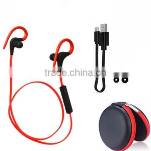 Sport Wireless Bluetooth 4.1 Stereo Ear Hook Headset, Dual Ears Smart Bluetooth Headsets For Wholesale thumbnail-6