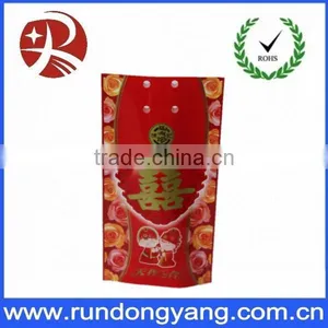 Plastic PE Zipper Bag for Wedding With Red Color thumbnail-1