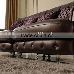 2015 Home Living Room Furniture Leather Sofa thumbnail-6