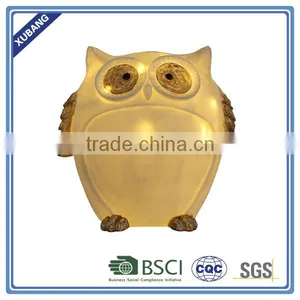Cute Owl Animal Statues Garden Lights Decoration thumbnail-4