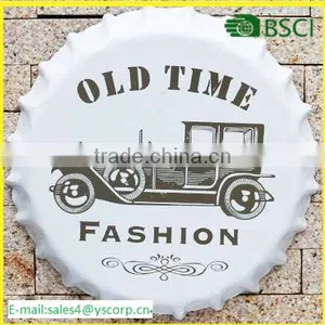 YS91552 New Vintage Designs Most Popular Metal Beer Cap Design Metal Sign Tin Sign for Resturant Bar Decor thumbnail-2