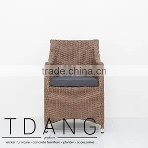 Largo Wicker Dining Chair - Vietnam Poly Rattan - Outdoor Patio Furniture thumbnail-3